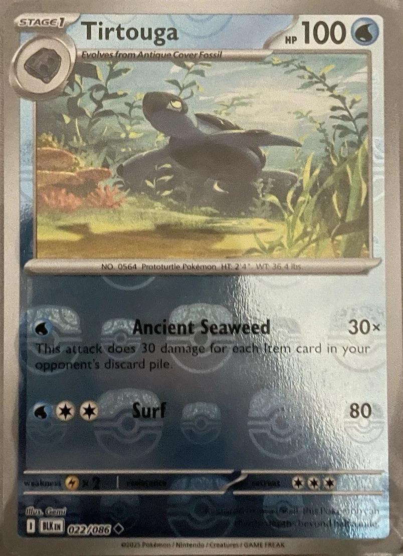 Black Bolt Tirtouga [Master-Ball] Pokémon card
